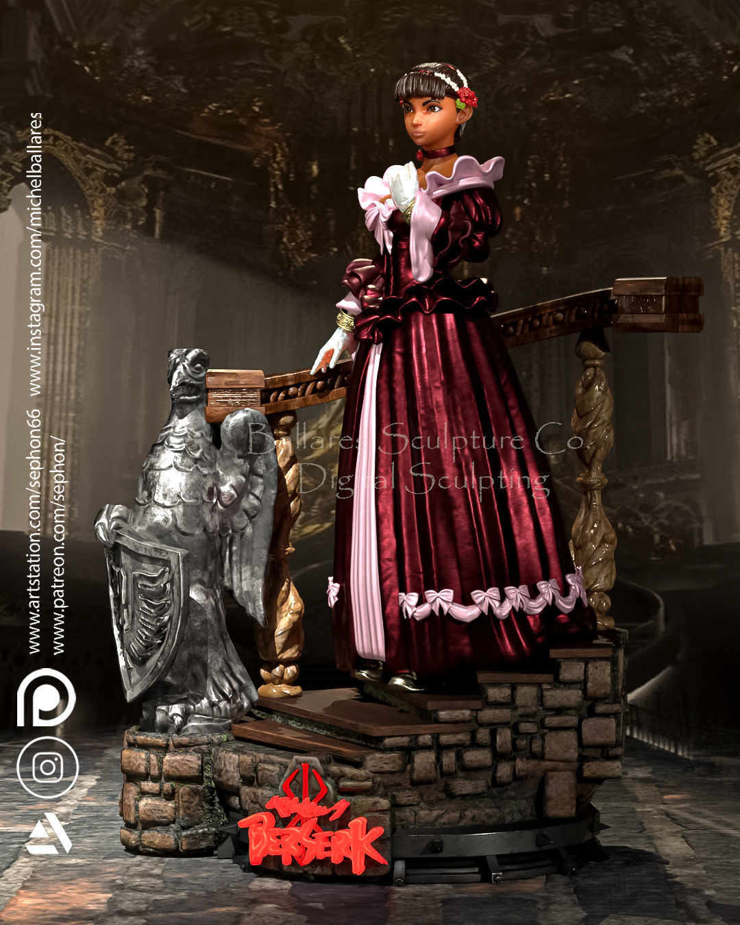 Casca Statue - Berserk - Collectible Garage Kit