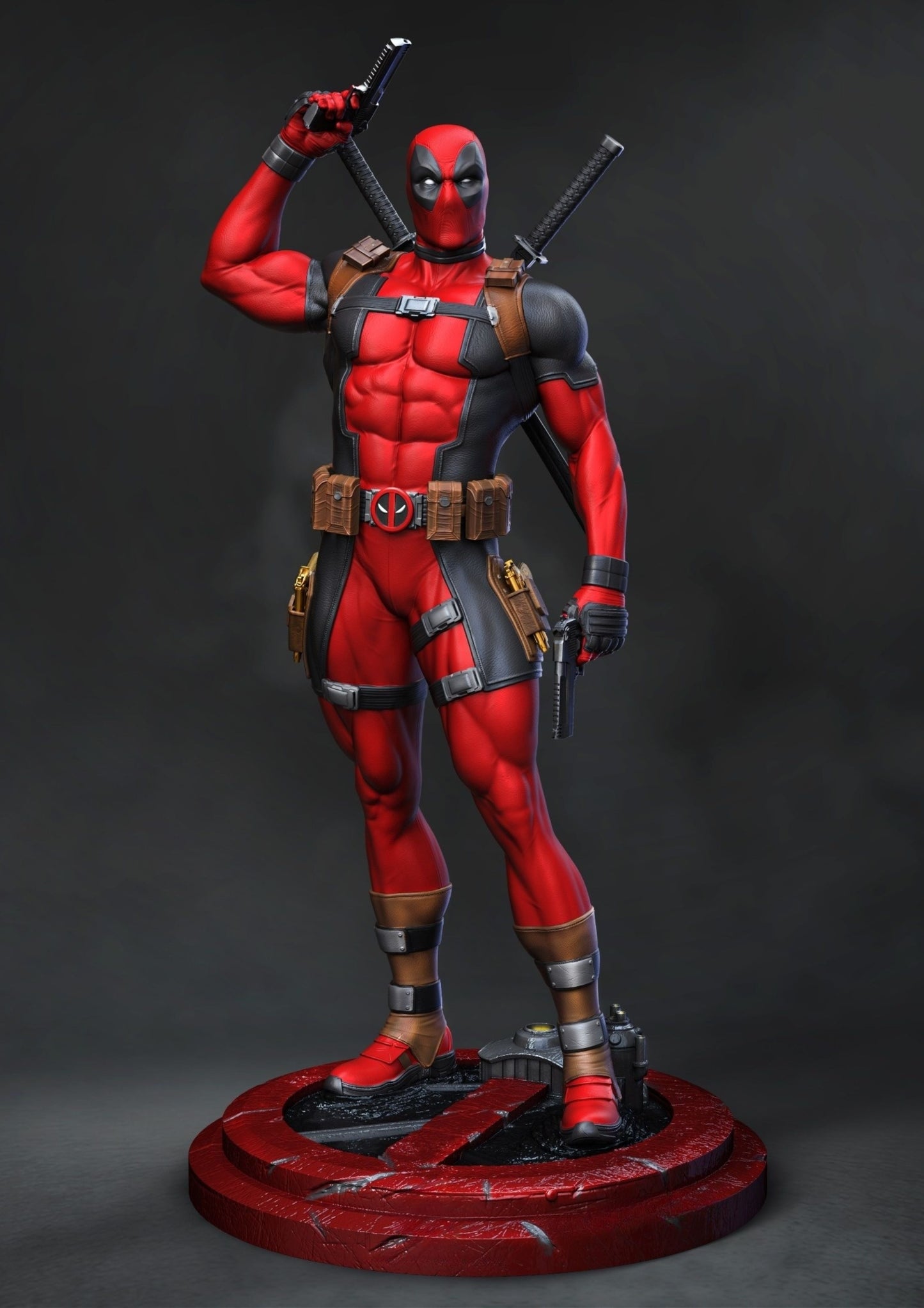 Deadpool Statue - Marvel Comics - Collectible Garage Kit