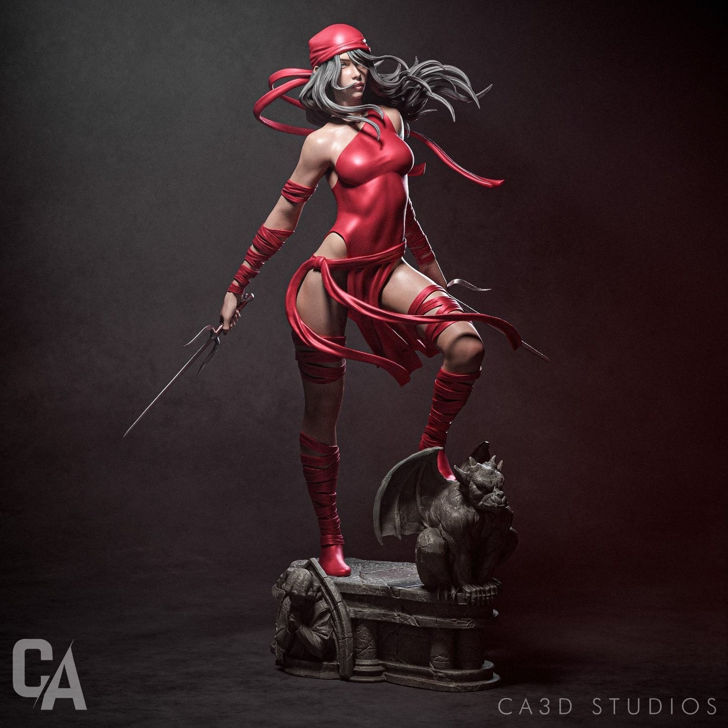 Elektra Statue - Collectible Garage Kit