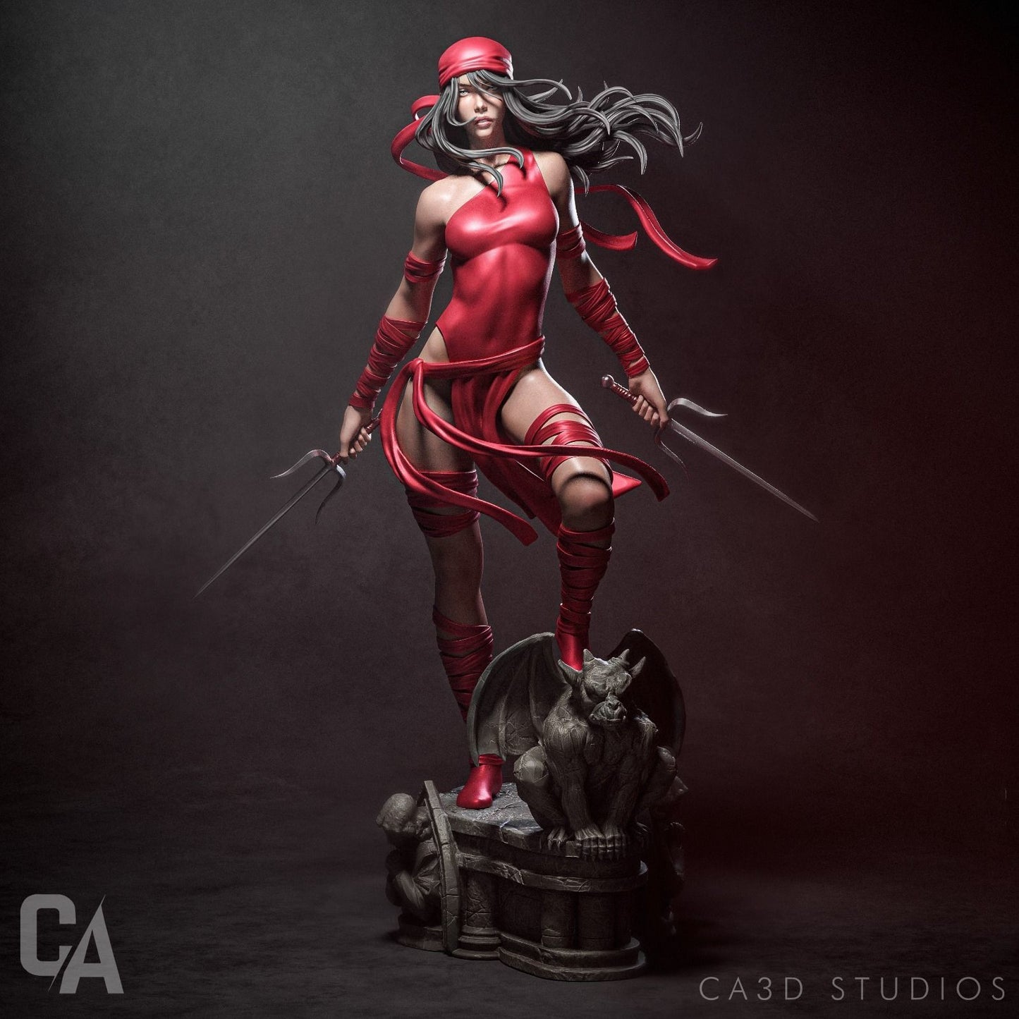 Elektra Statue - Collectible Garage Kit