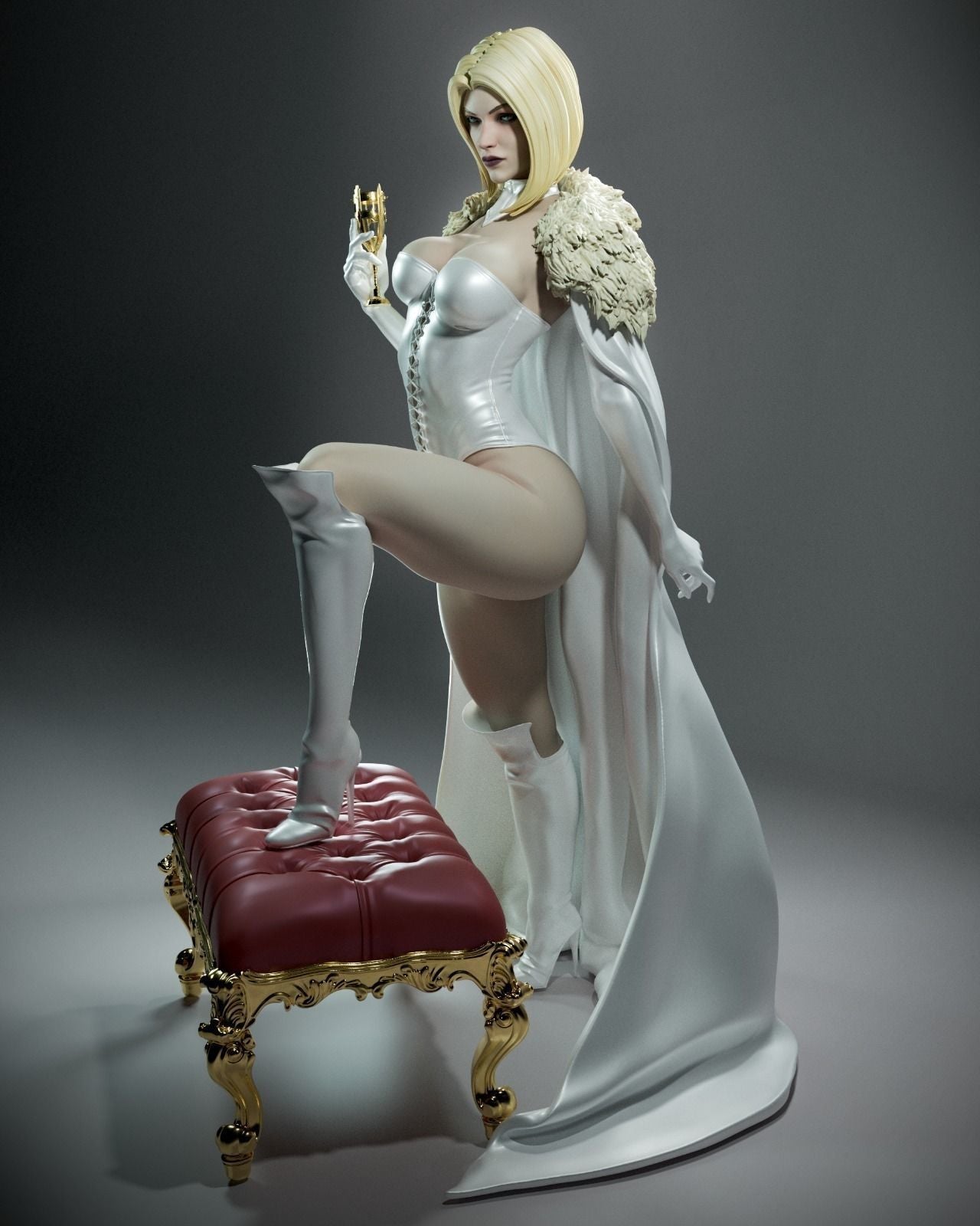 Emma Frost Statue - X-Men - Collectible Garage Kit