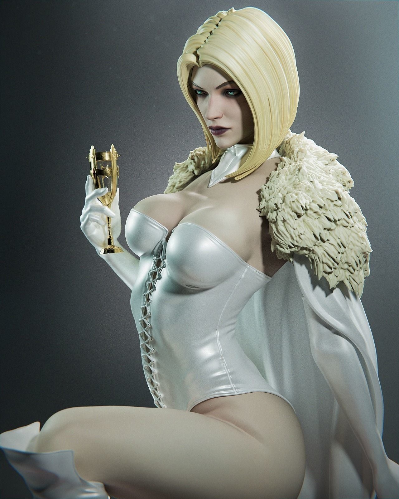 Emma Frost Statue - X-Men - Collectible Garage Kit