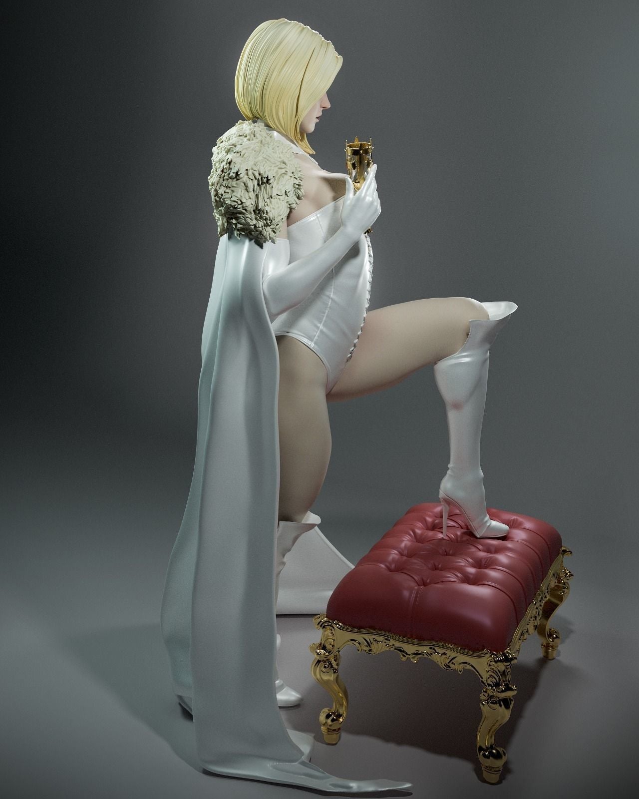 Emma Frost Statue - X-Men - Collectible Garage Kit