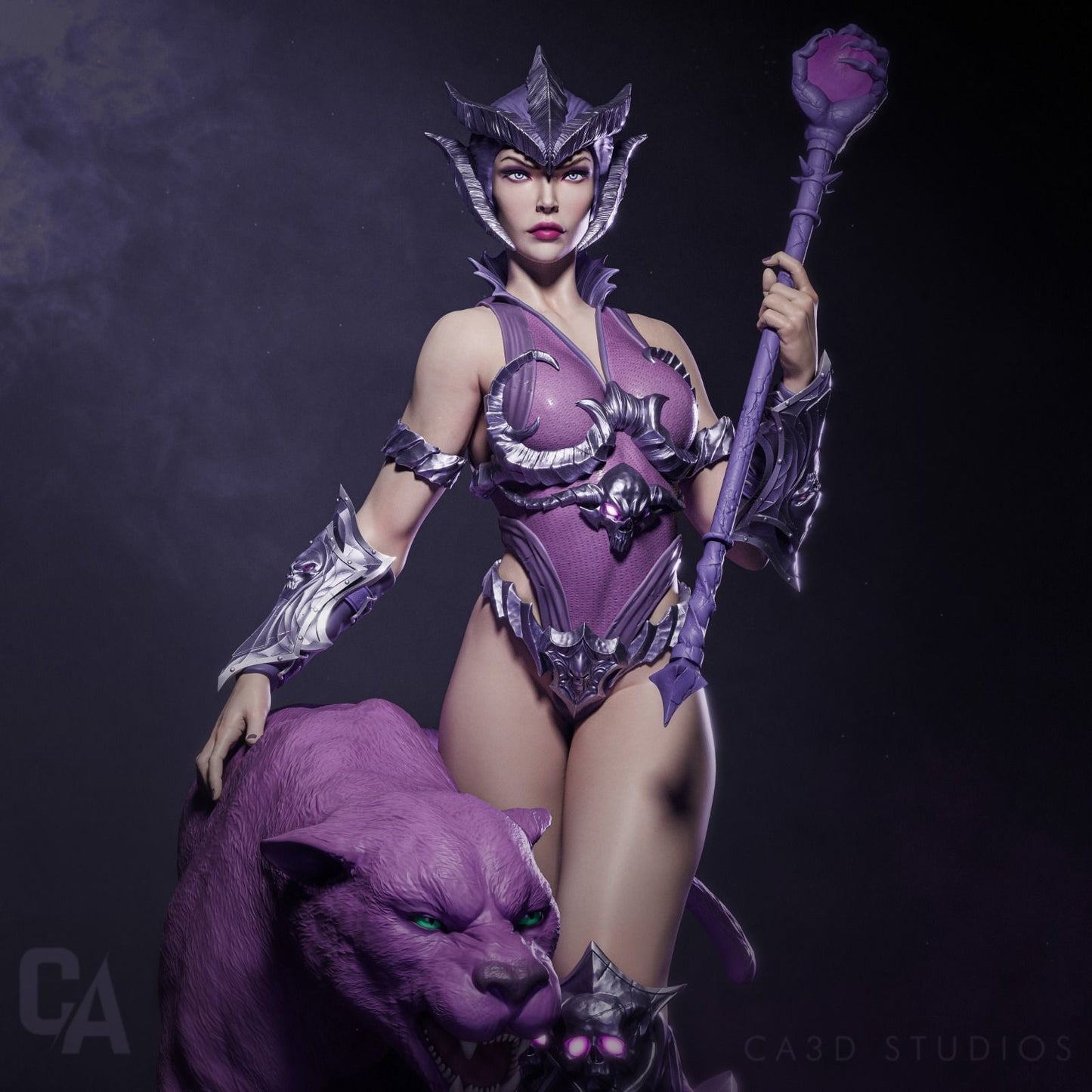 Evil Lyn Statue - Masters of the Universe - Collectible Garage Kit