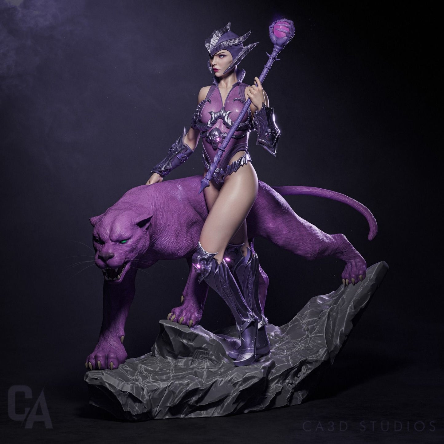 Evil Lyn Statue - Masters of the Universe - Collectible Garage Kit