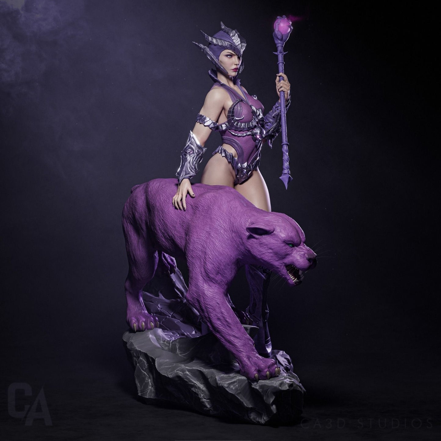 Evil Lyn Statue - Masters of the Universe - Collectible Garage Kit