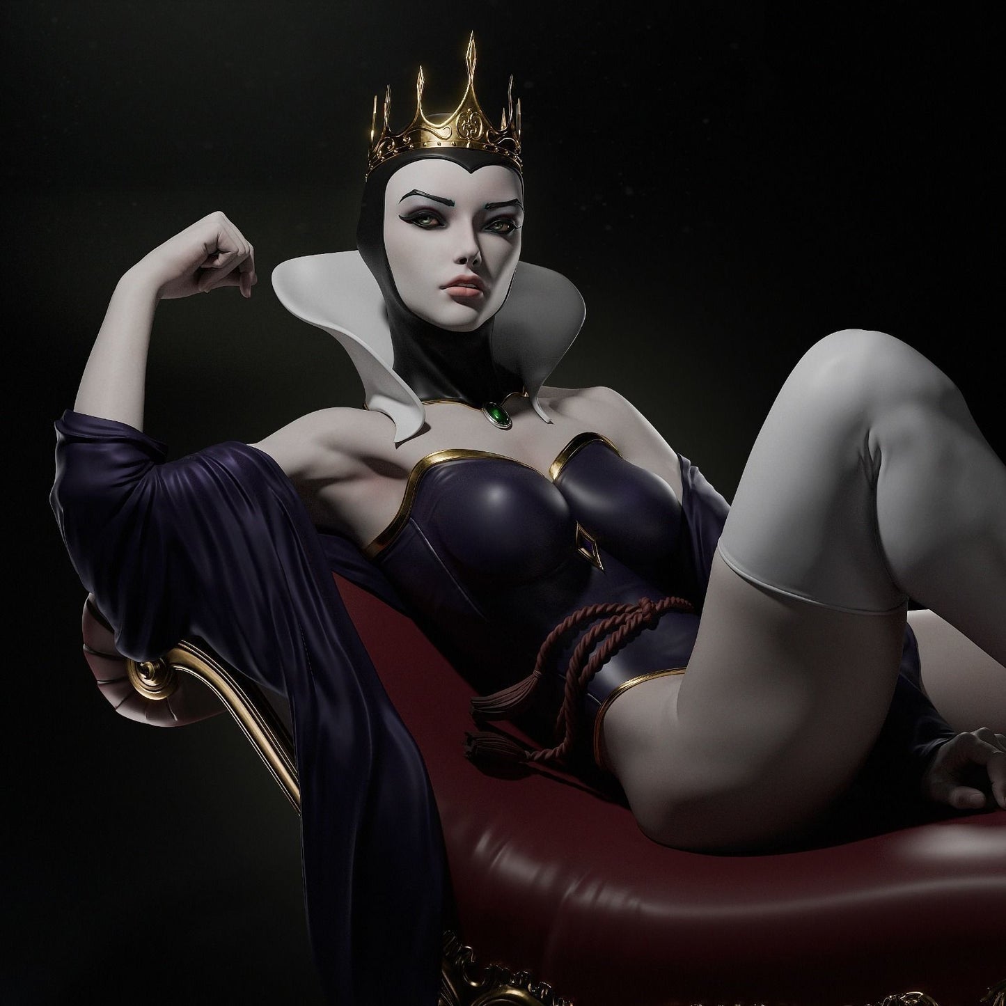 Evil Queen Statue - Snow White - Collectible Garage Kit