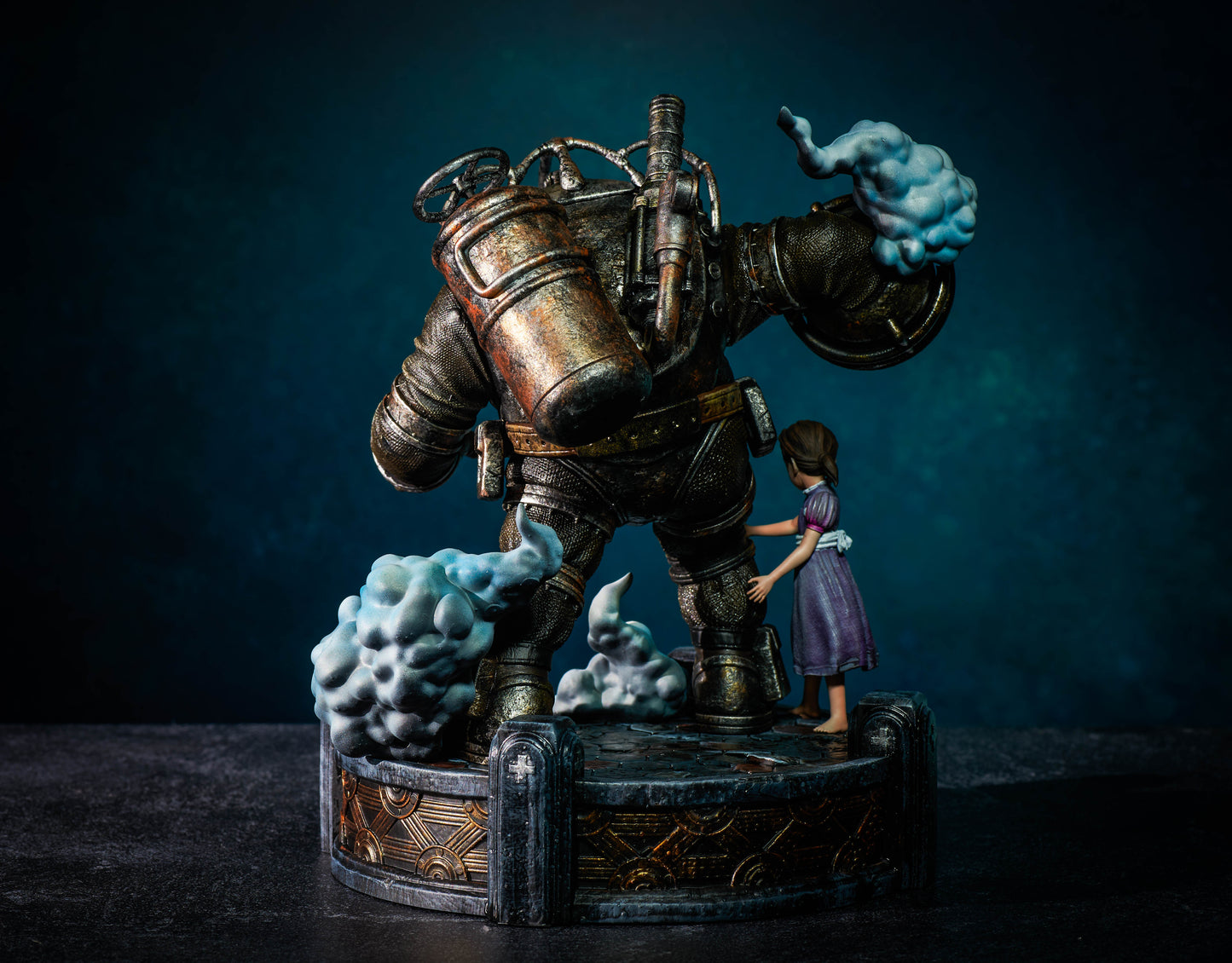 Big Daddy and Little Sister Statue - Bioshock - Collectible Garage Kit