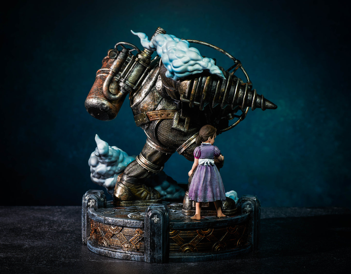 Big Daddy and Little Sister Statue - Bioshock - Collectible Garage Kit