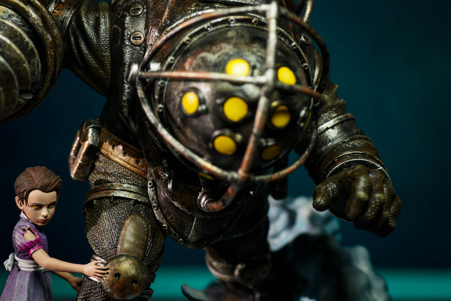 Big Daddy and Little Sister Statue - Bioshock - Collectible Garage Kit