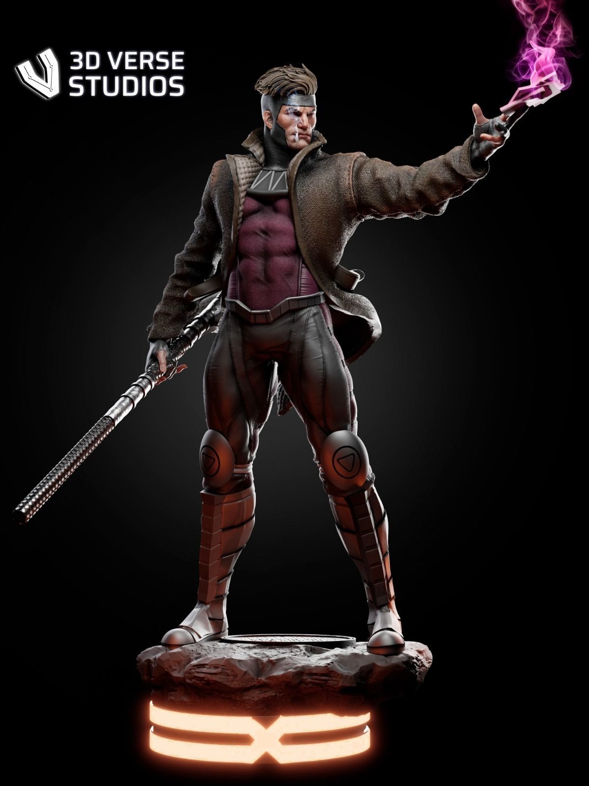 Gambit Statue - X-Men  - Collectible Garage Kit