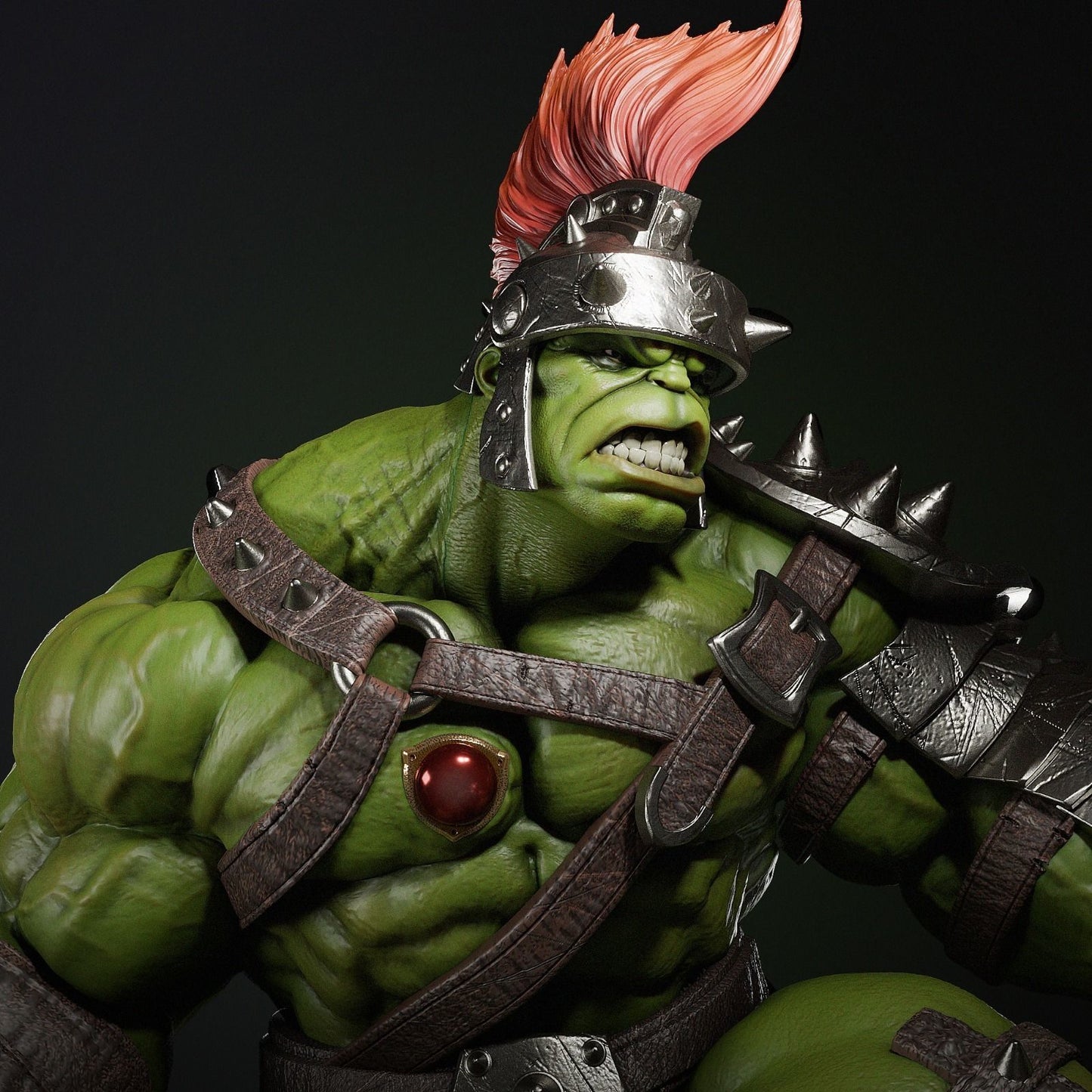 Gladiator Hulk Statue - Marvel - Collectible Garage Kit