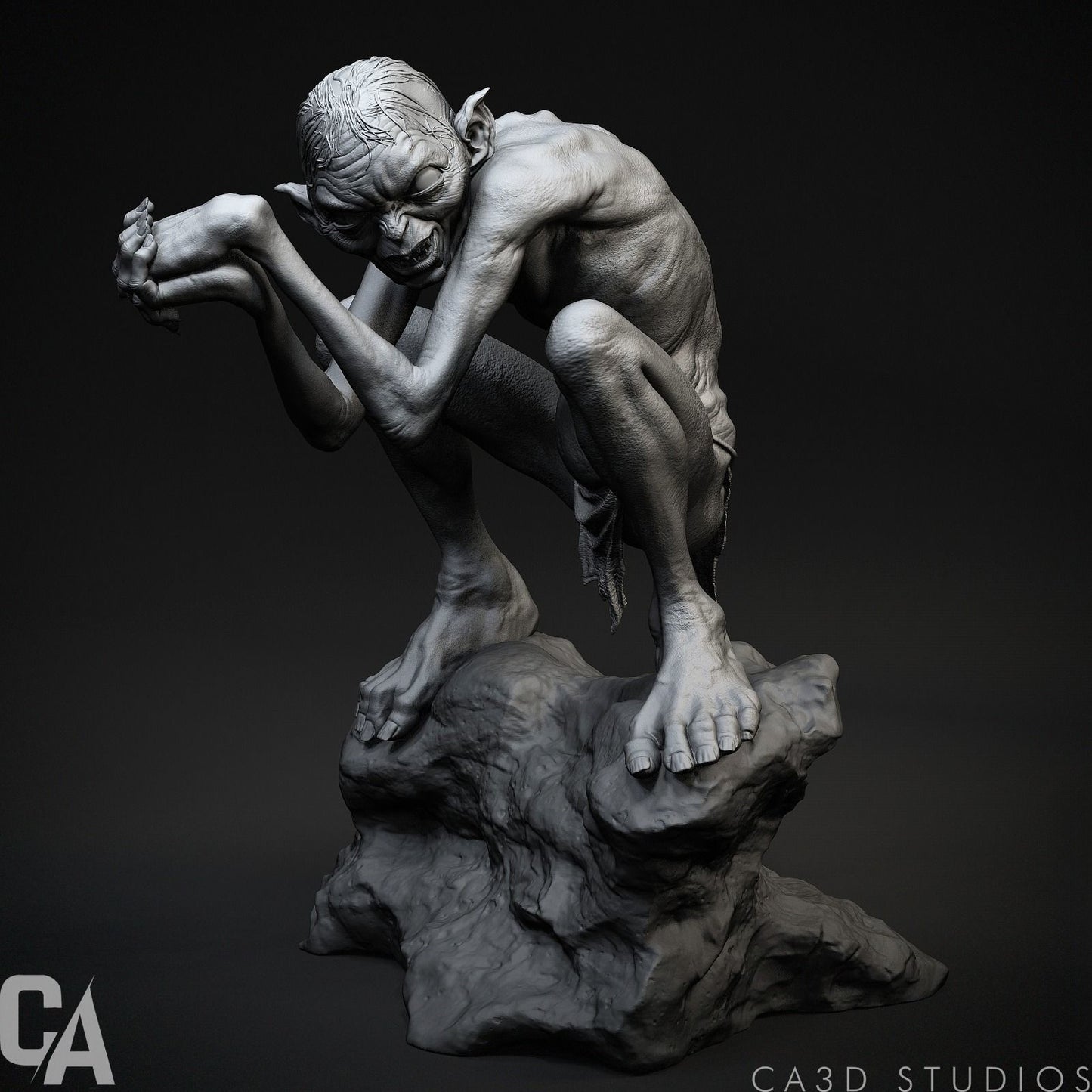 Gollum Statue - Lord of the Rings - Collectible Garage Kit