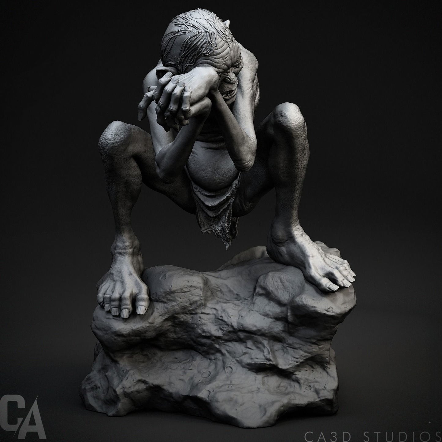 Gollum Statue - Lord of the Rings - Collectible Garage Kit