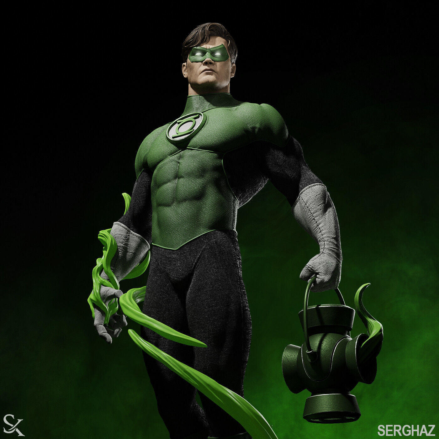 Green Lantern Statue - DC Comics - Collectible Garage Kit