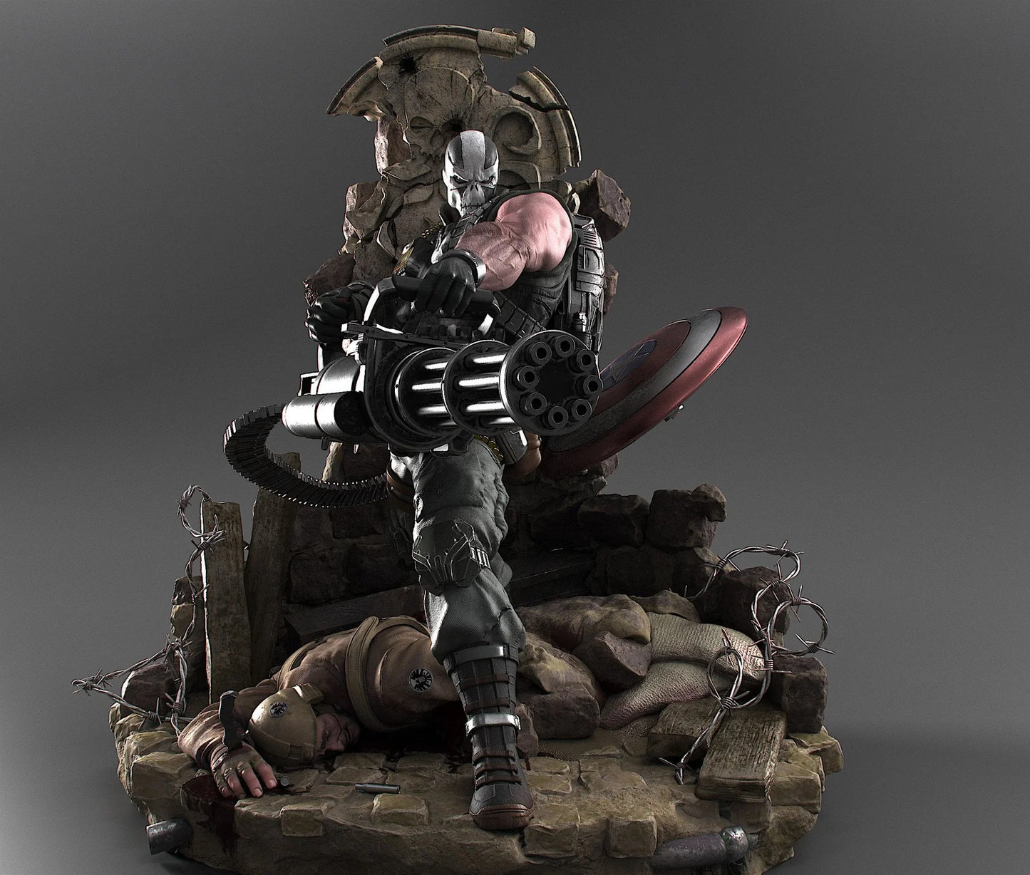 Crossbones  1/10 Painted Figure