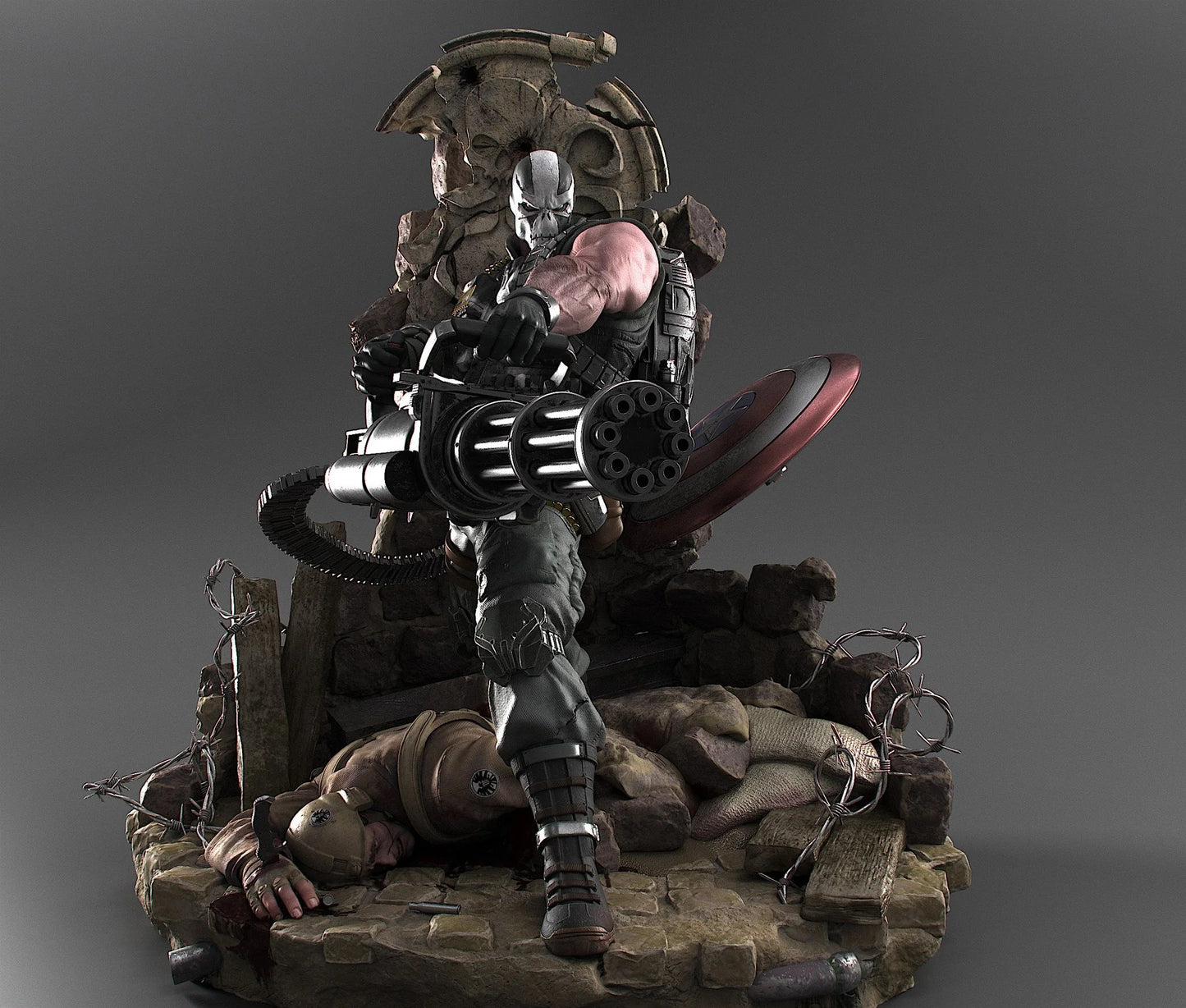 Crossbones  1/10 Painted Figure