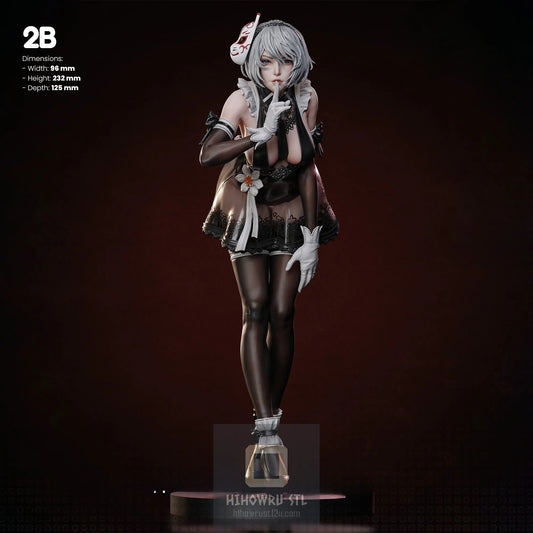 2B  1/9 Painted Figure