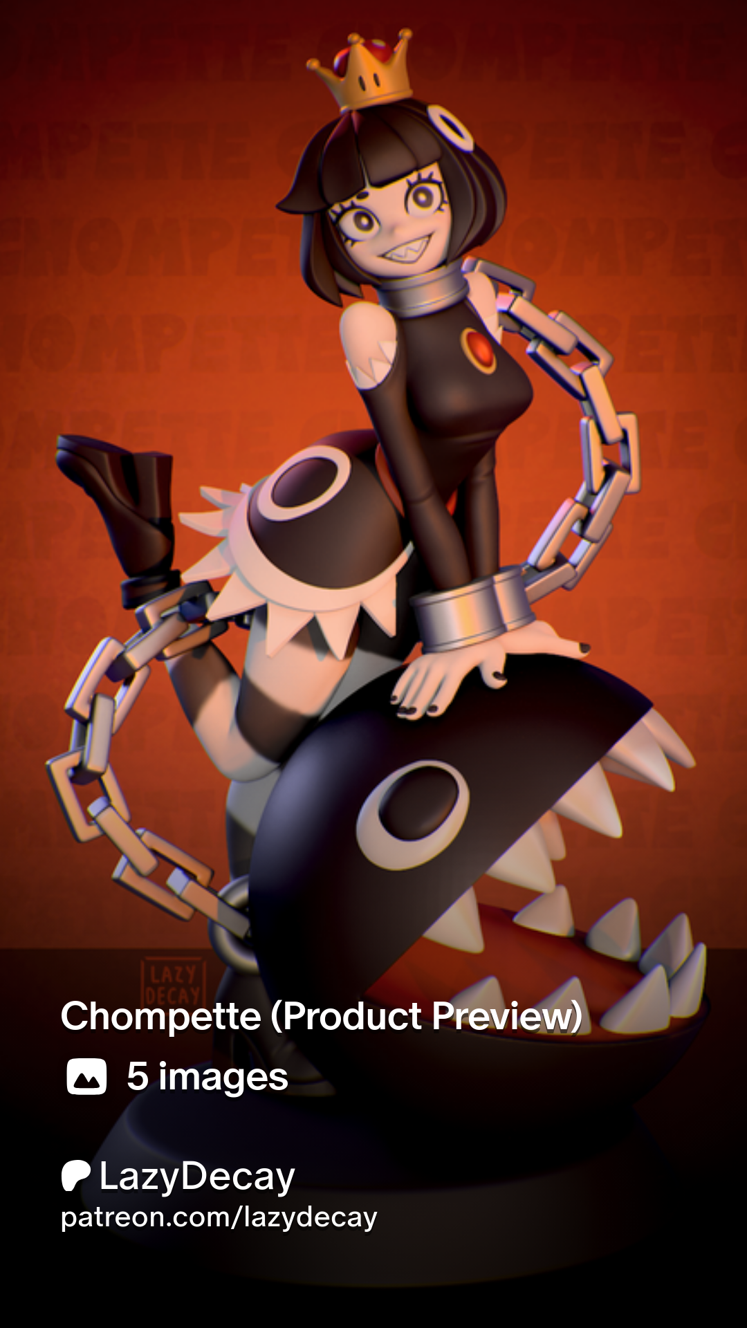 Chompette & Boette 1/9 Painted Figures