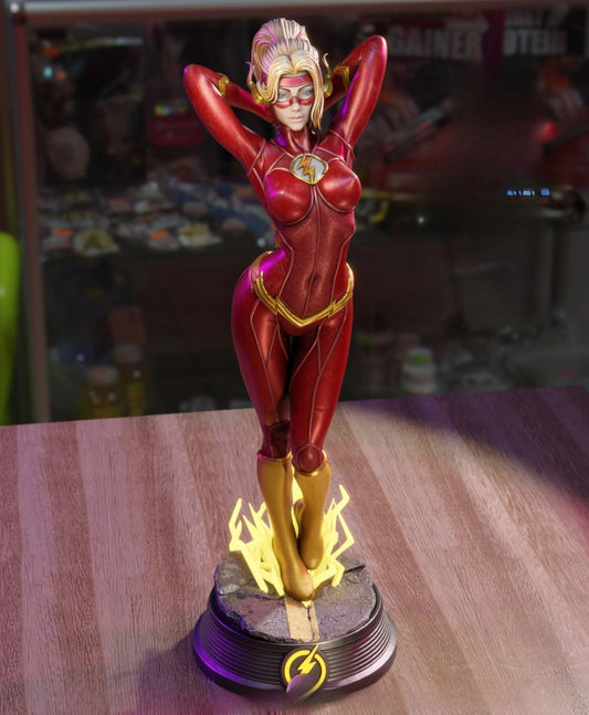 Lady Flash 1/10 Painted Figure