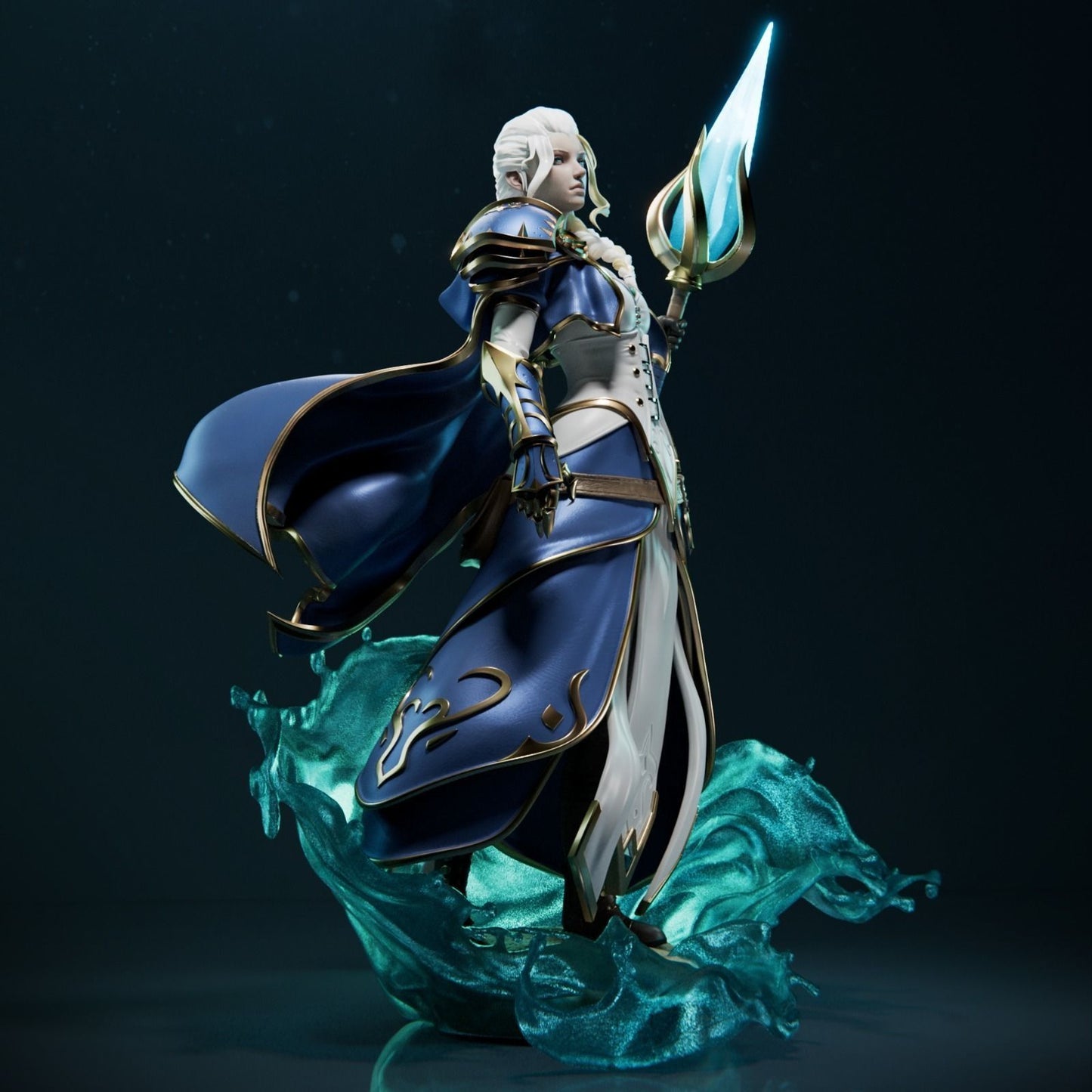 Jaina Proudmoore Statue - World of Warcraft - Collectible Garage Kit