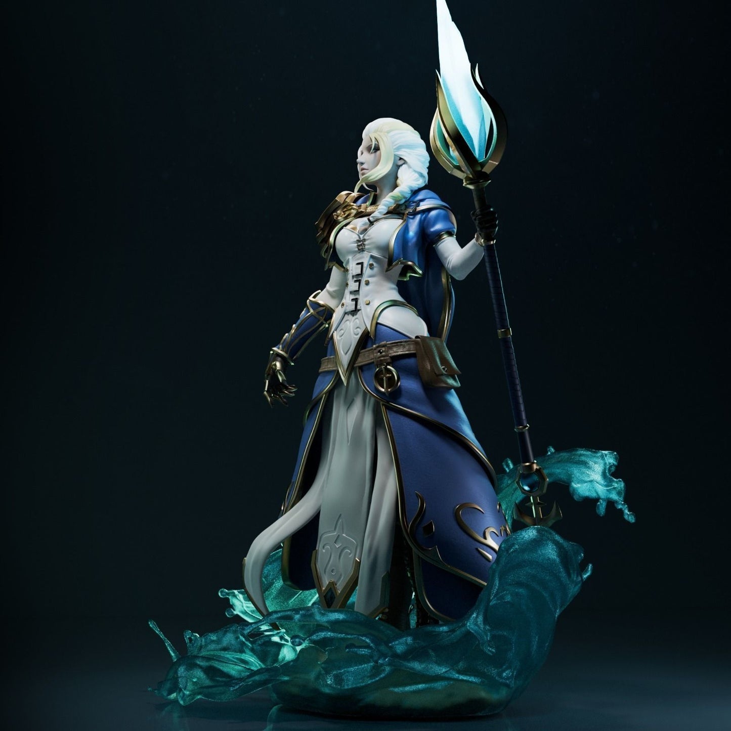 Jaina Proudmoore Statue - World of Warcraft - Collectible Garage Kit