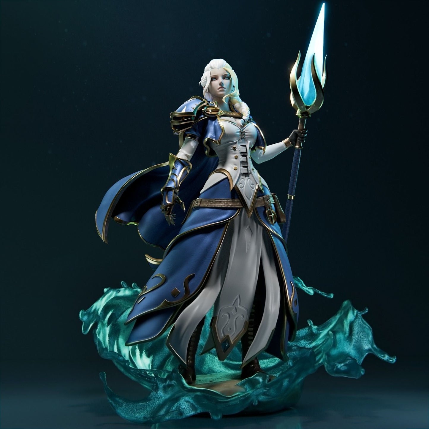 Jaina Proudmoore Statue - World of Warcraft - Collectible Garage Kit