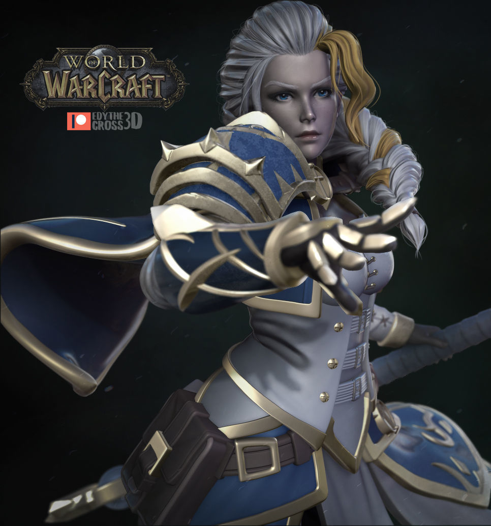 Jaina Proudmoore Statue - World of Warcraft - Collectible Garage Kit