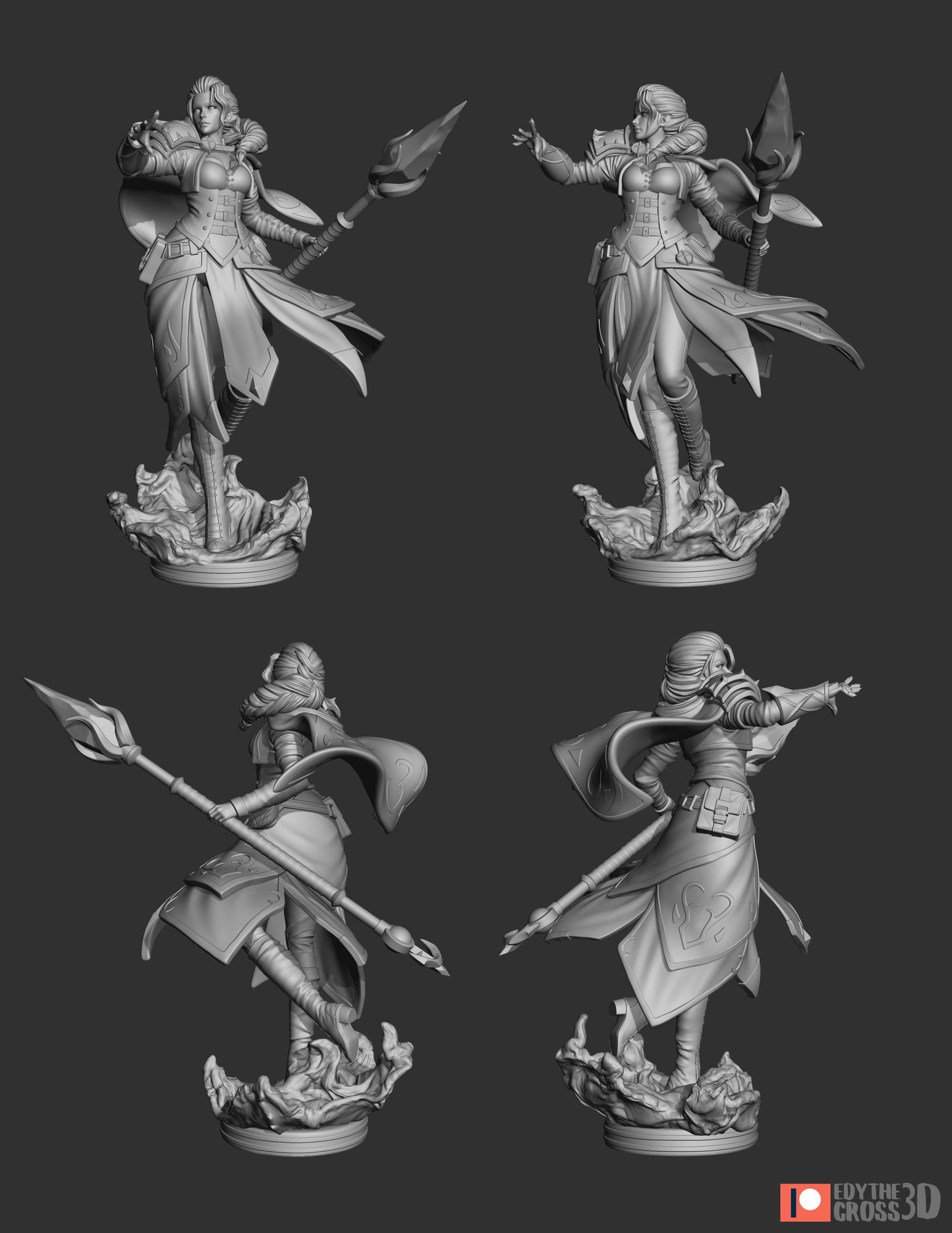 Jaina Proudmoore Statue - World of Warcraft - Collectible Garage Kit