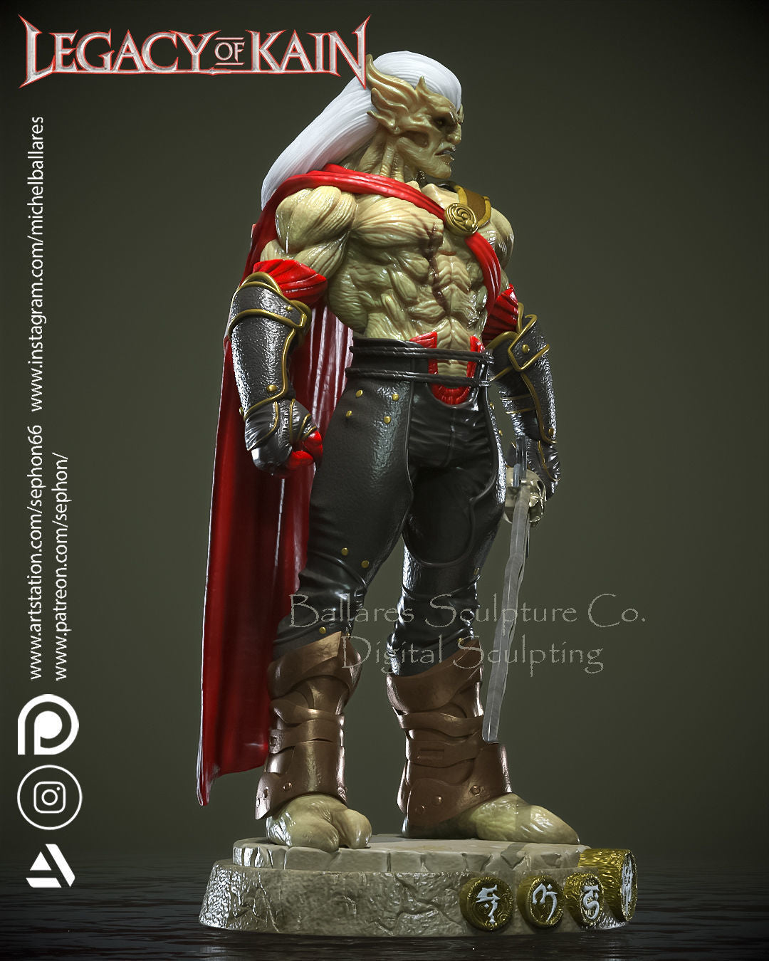 Kain Statue - Legacy of Kain - Collectible Garage Kit