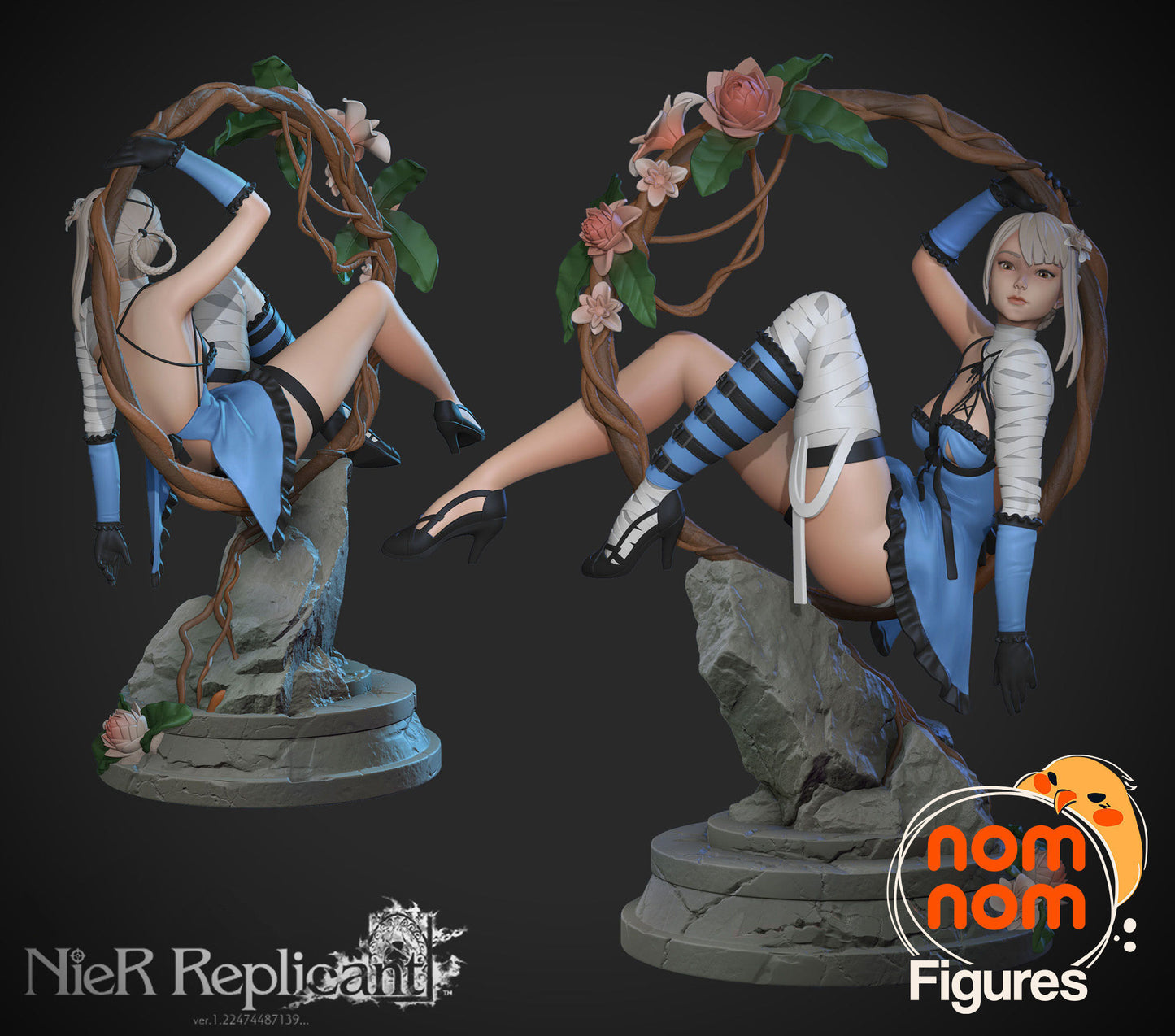 Kaine Statue - Nier Replicant - Collectible Garage Kit