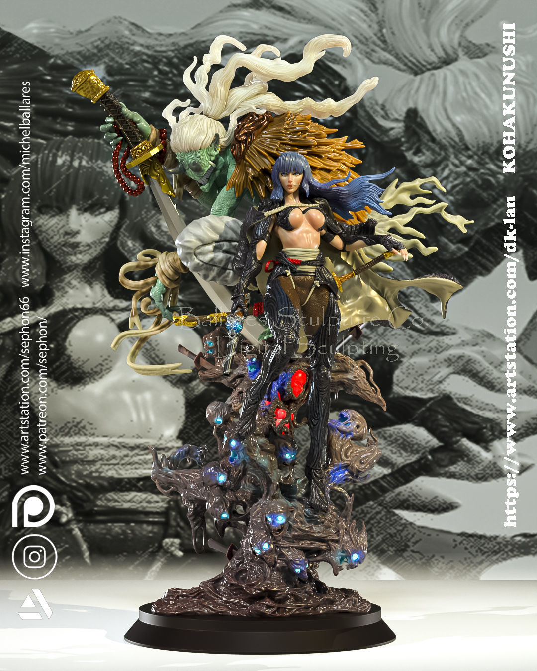 Kohakunushi S Statue - Fantasy - Collectible Garage Kit