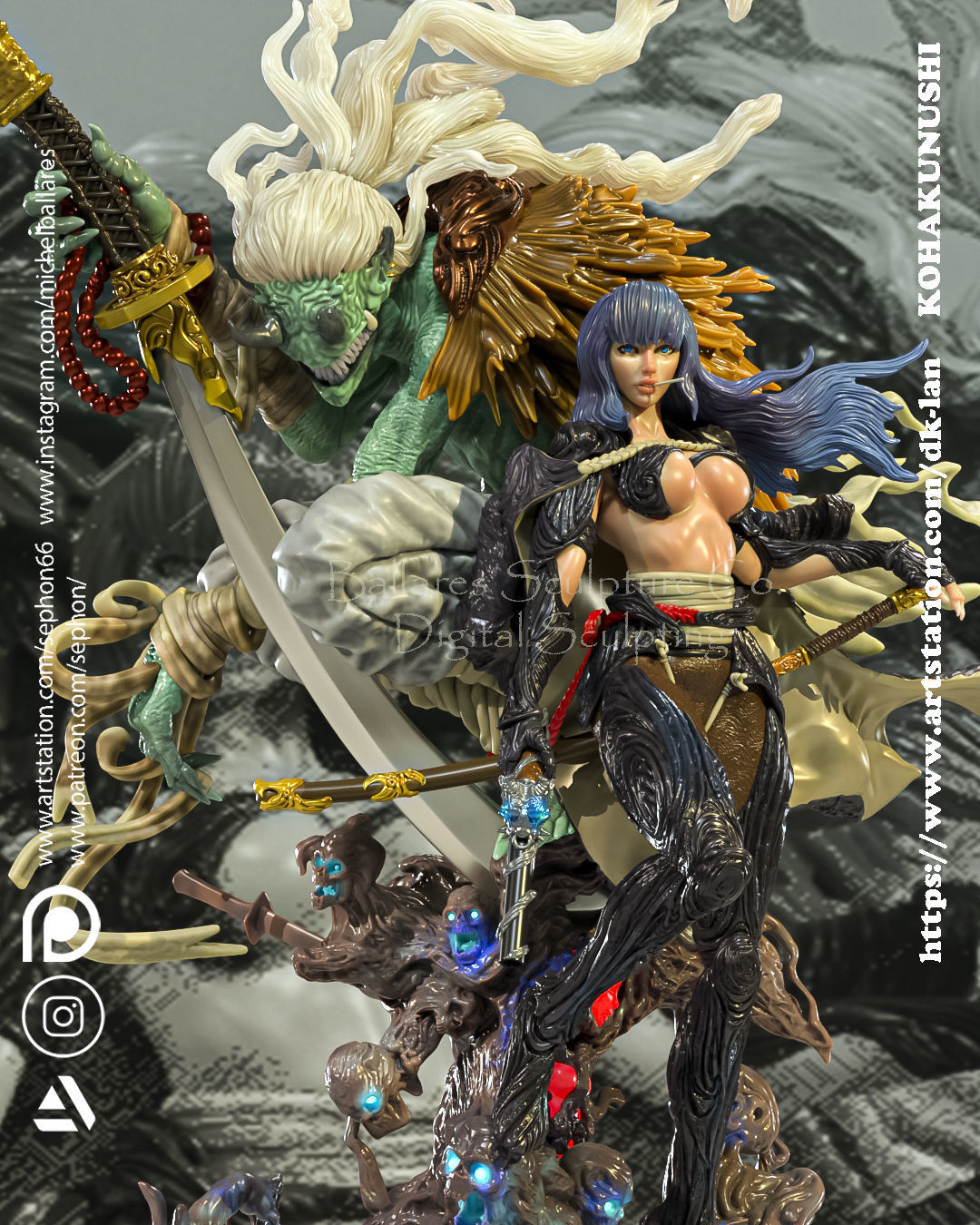 Kohakunushi S Statue - Fantasy - Collectible Garage Kit