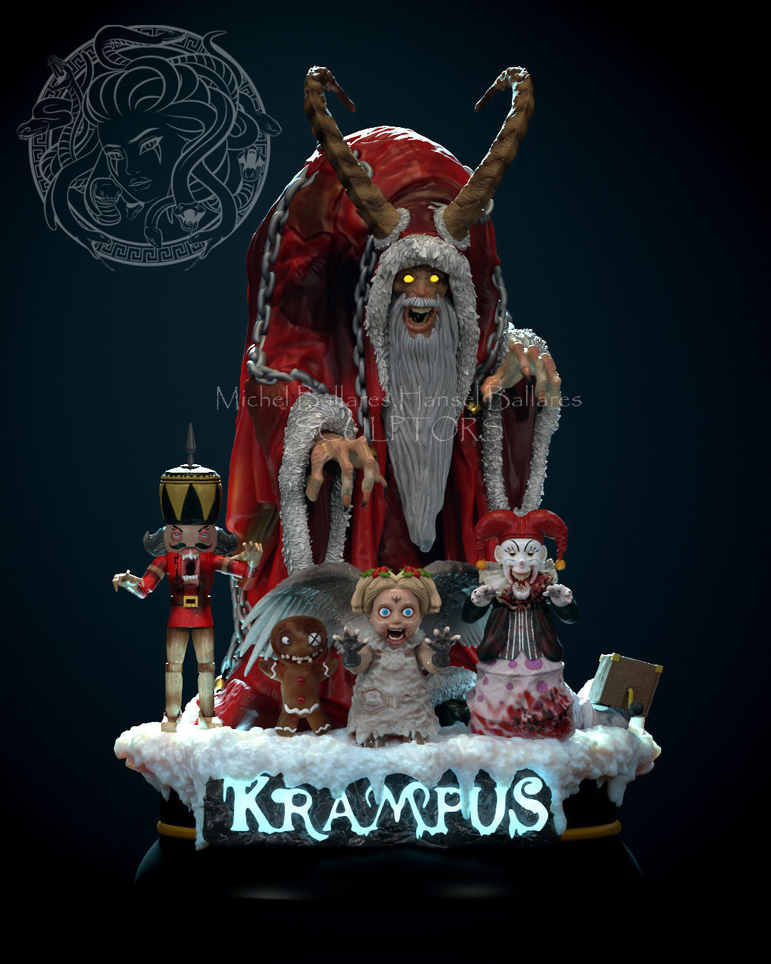 Krampus Statue - Holiday Horror - Collectible Garage Kit