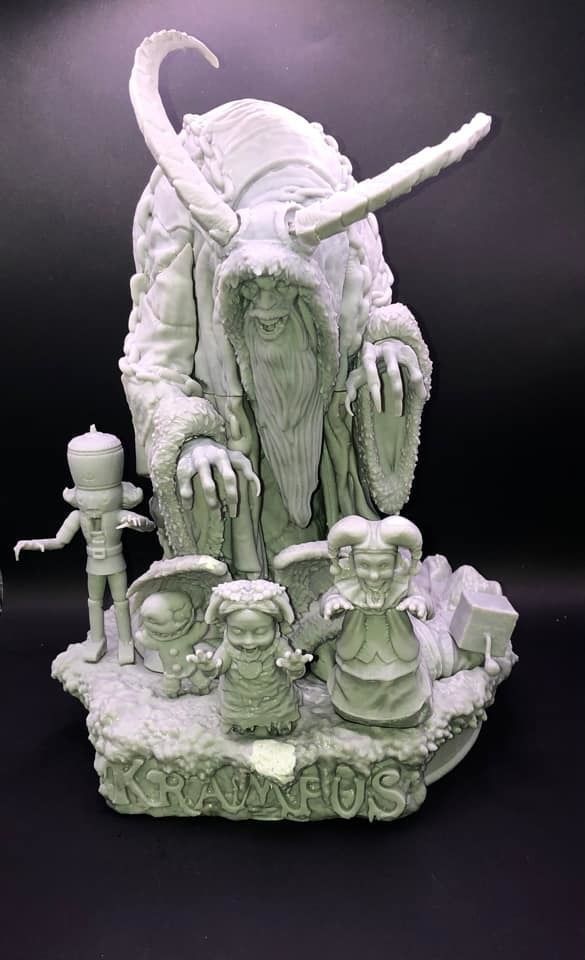 Krampus Statue - Holiday Horror - Collectible Garage Kit