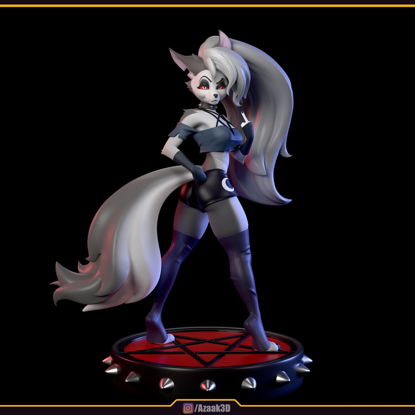 Loona Statue - Helluva Boss - Collectible Garage Kit