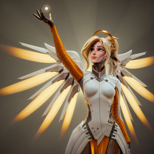 Mercy Statue - Overwatch - Collectible Garage Kit