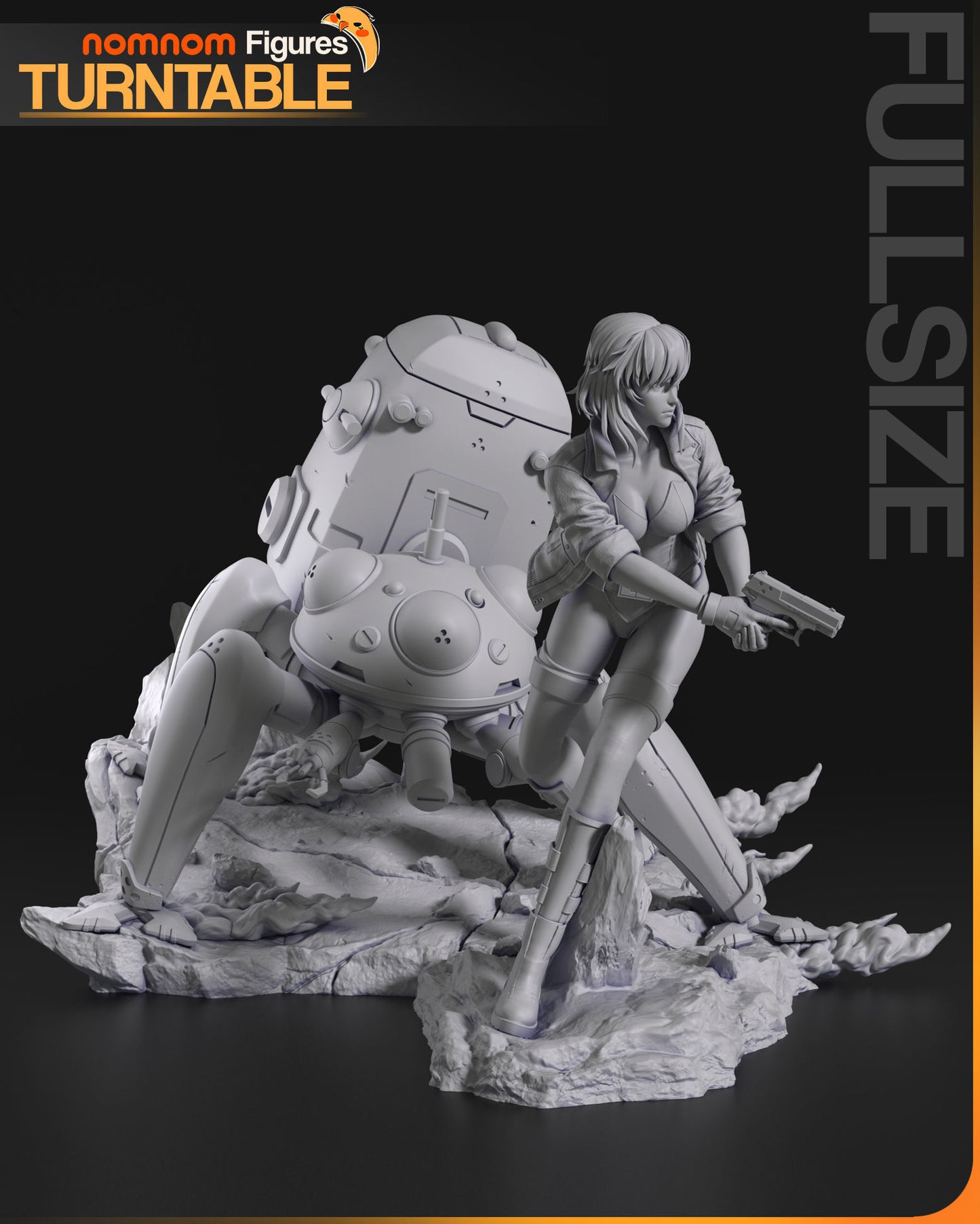 Motoko Kusanagi Statue - Ghost in the Shell - Collectible Garage Kit