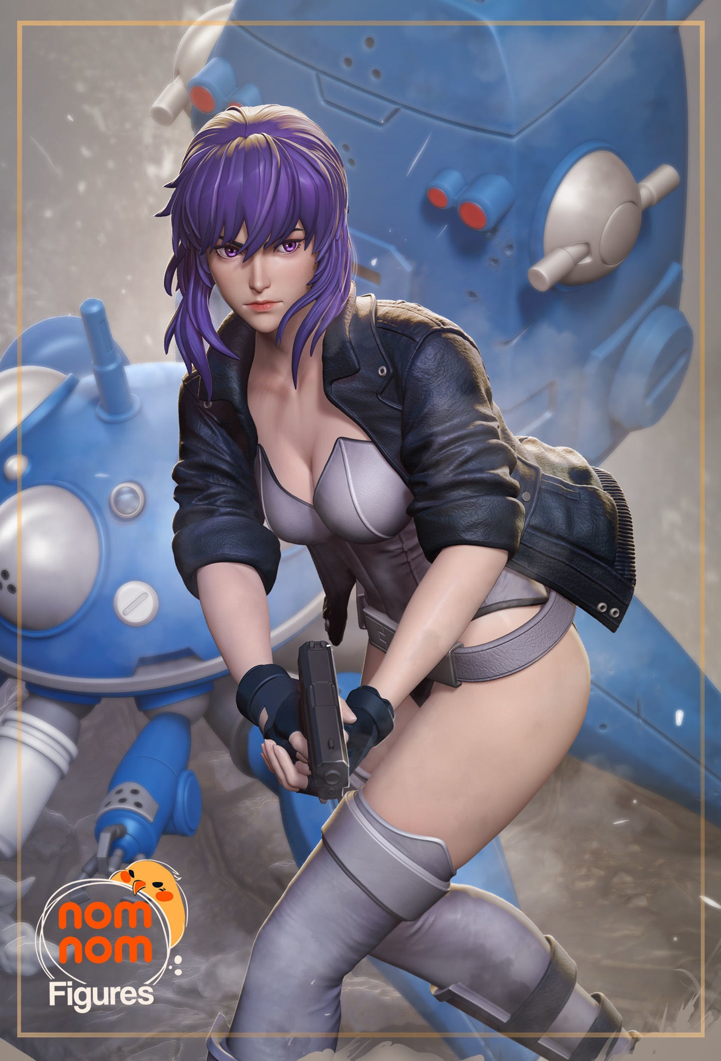 Motoko Kusanagi Statue - Ghost in the Shell - Collectible Garage Kit