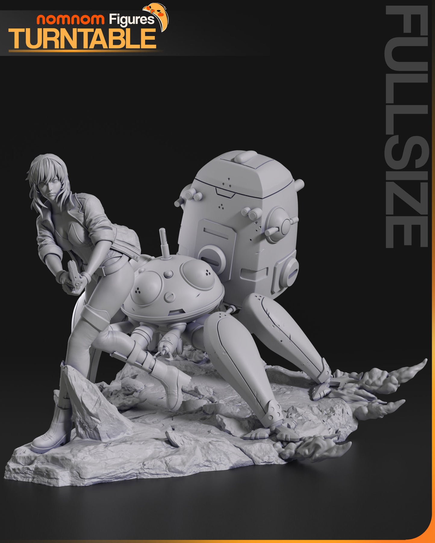 Motoko Kusanagi Statue - Ghost in the Shell - Collectible Garage Kit