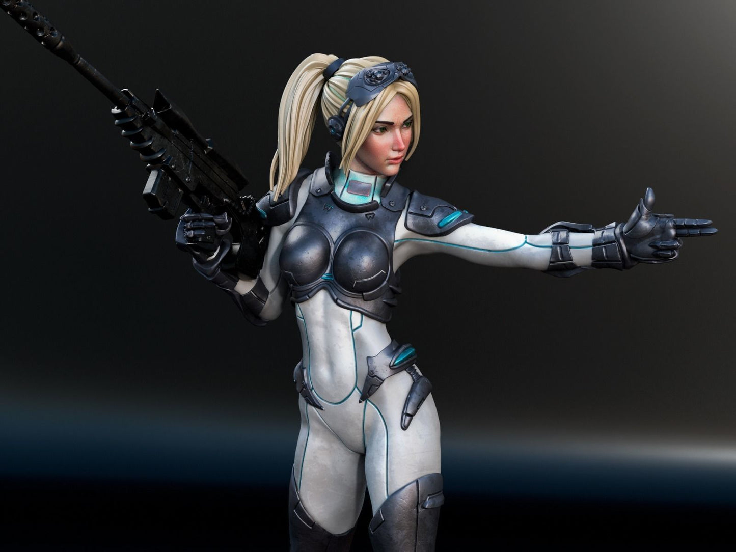 Nova Statue - StarCraft - Collectible Garage Kit