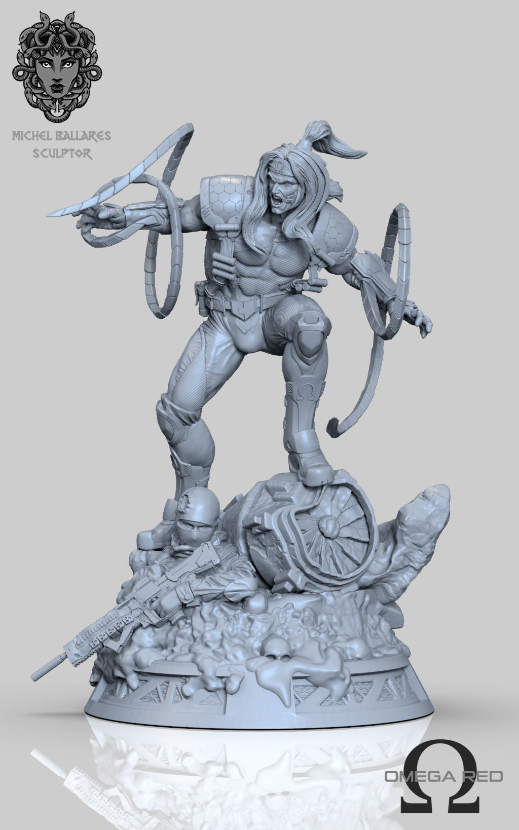 Omega Red Statue - X-Men - Collectible Garage Kit