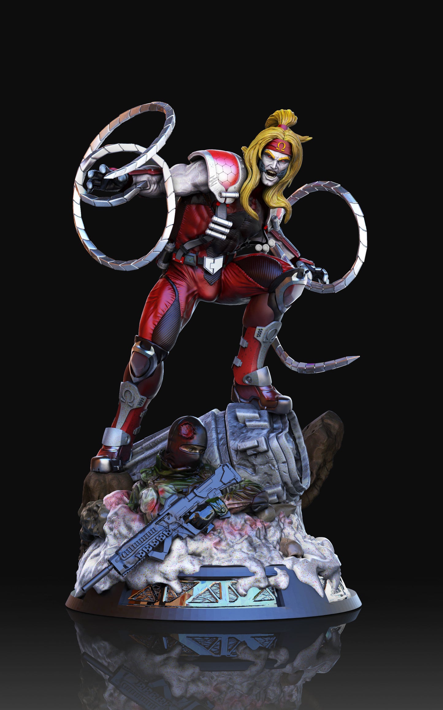 Omega Red Statue - X-Men - Collectible Garage Kit