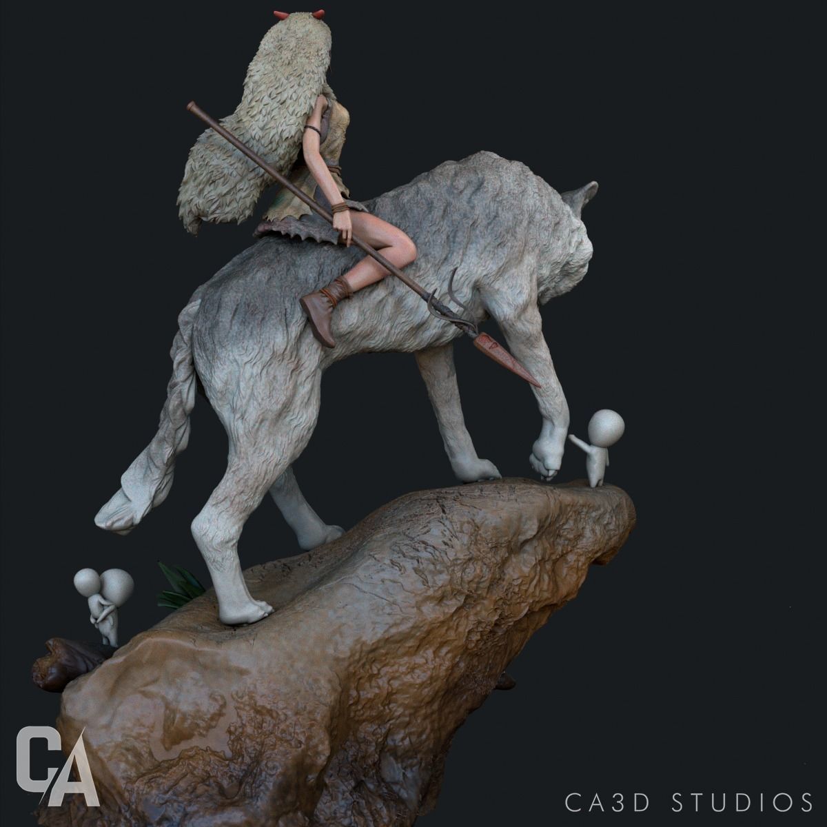 Princess Mononoke Statue - Collectible Garage Kit