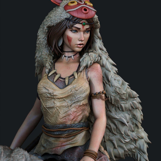 Princess Mononoke Statue - Collectible Garage Kit