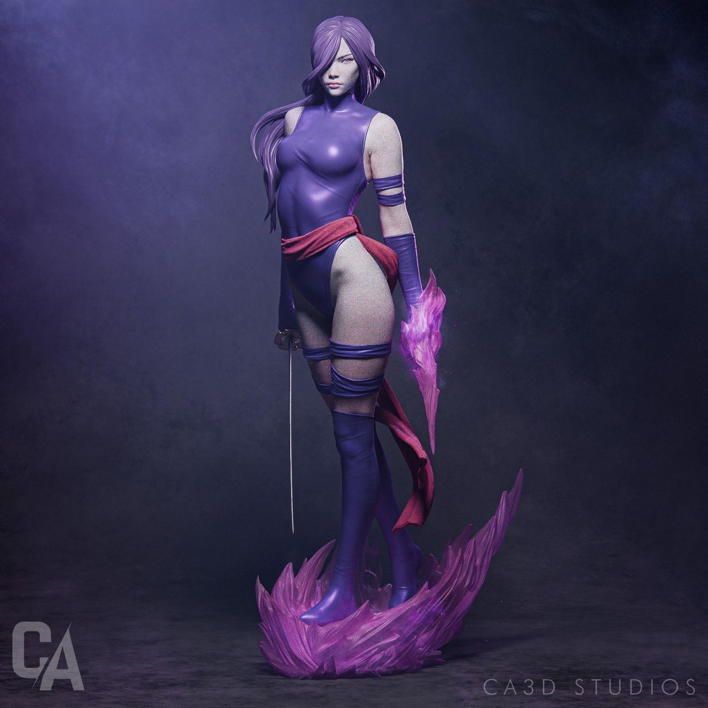 Psylocke Statue - Marvel - Collectible Garage Kit