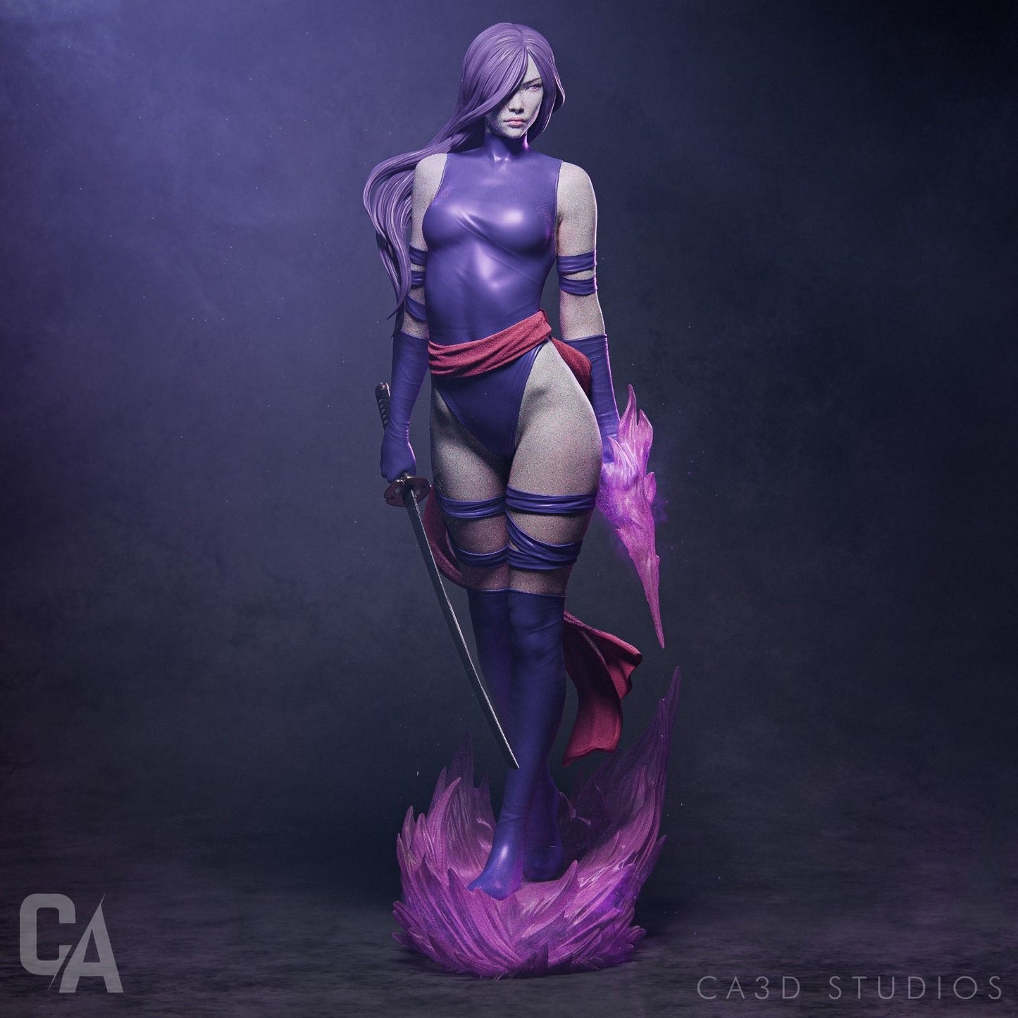 Psylocke Statue - Marvel - Collectible Garage Kit