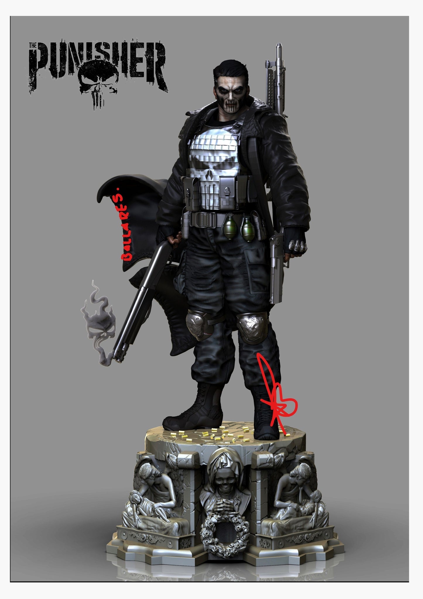 Punisher Statue - Marvel Comics - Collectible Garage Kit