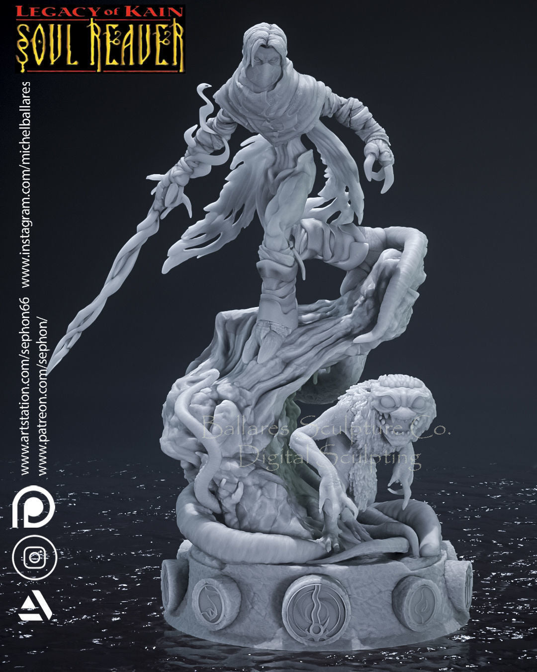 Raziel Statue - Legacy of Kain - Collectible Garage Kit