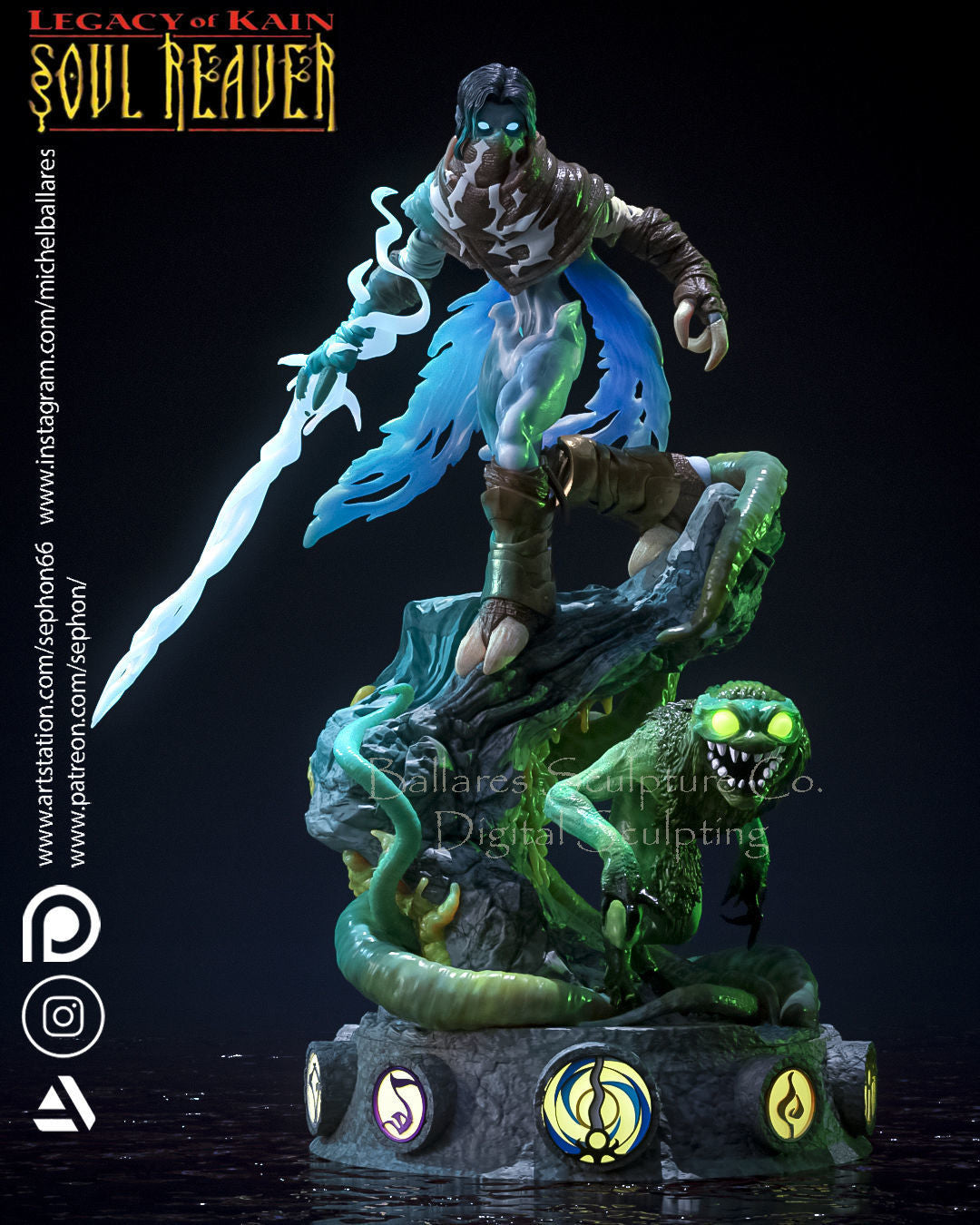 Raziel Statue - Legacy of Kain - Collectible Garage Kit